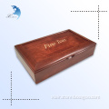 Wholesale wooden customized engravable natural or colored tea boxes